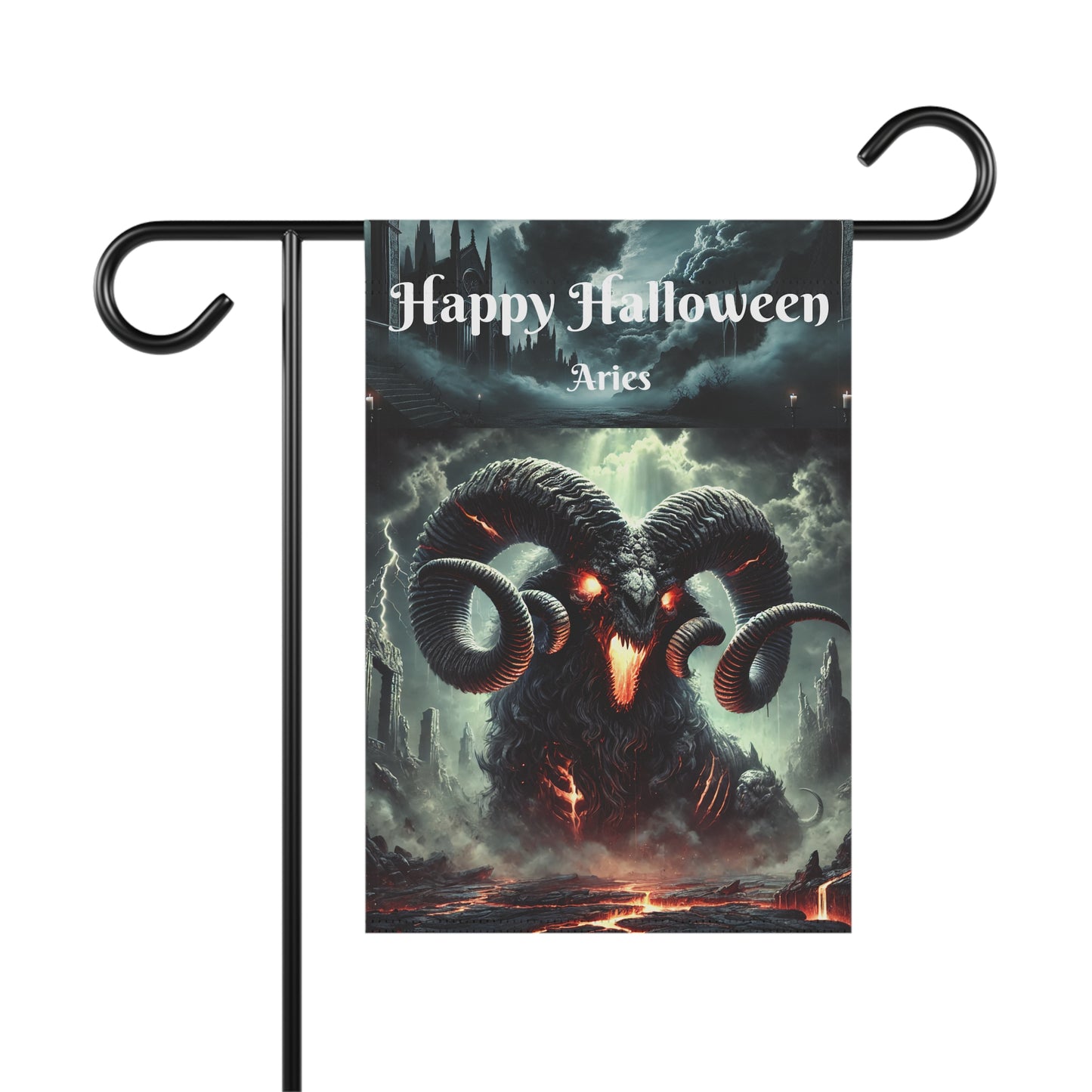 Happy Halloween Garden & House Banner - Aries