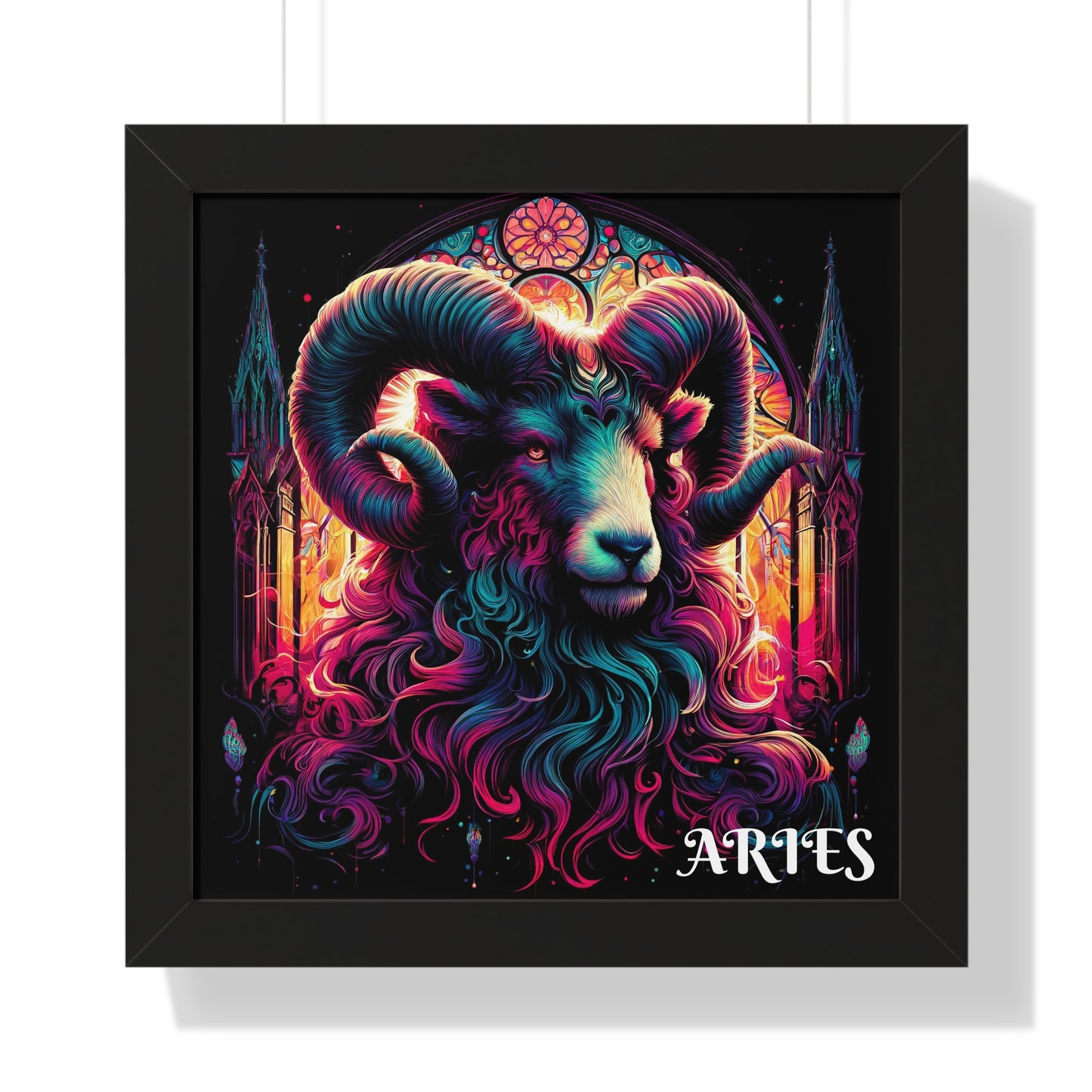 ARIES Framed Vertical Poster