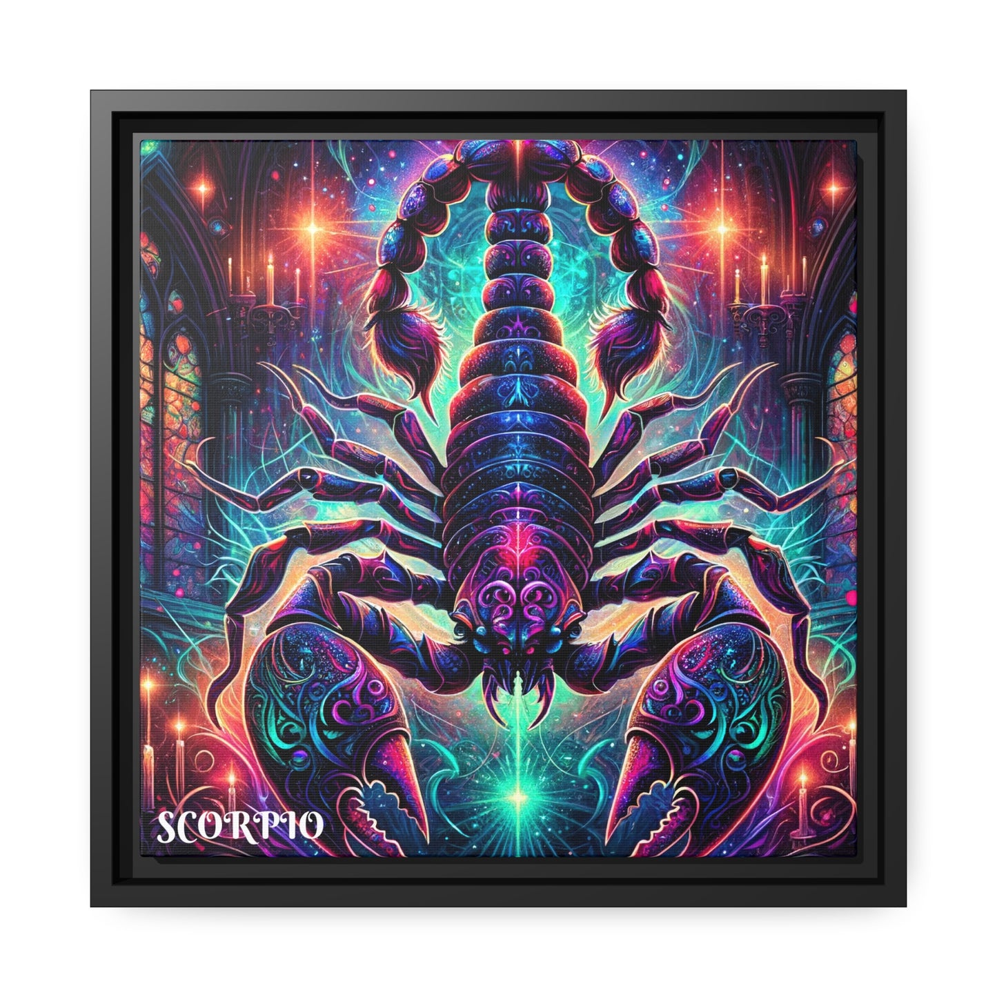 SCORPIO Matte Canvas, Black Frame