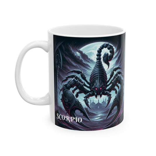 SCORPIO GOTHIC Ceramic Mug, (11oz, 15oz)