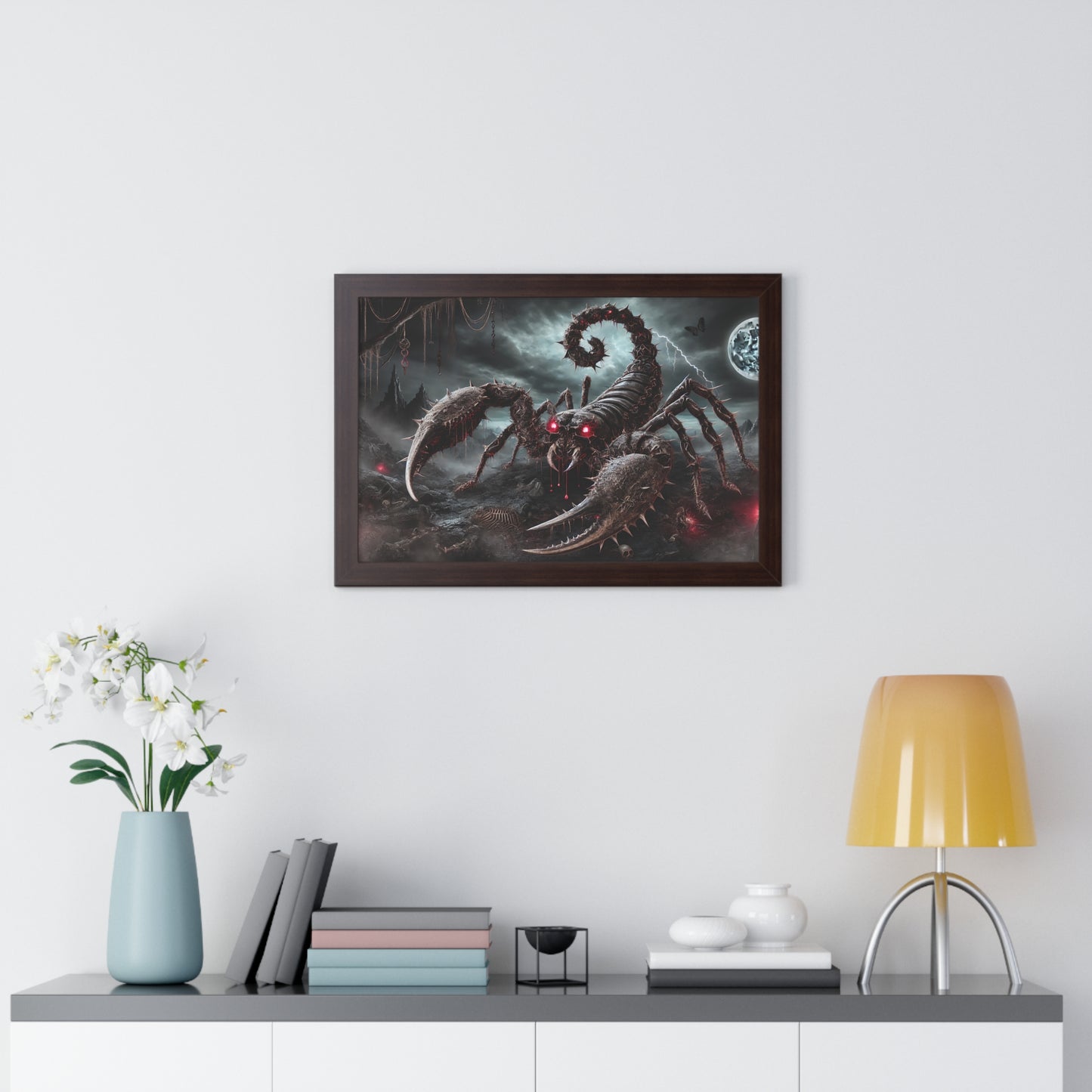 Happy Halloween Framed Horizontal Poster Scorpio