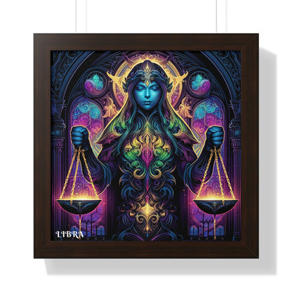 LIBRA Framed Vertical Poster