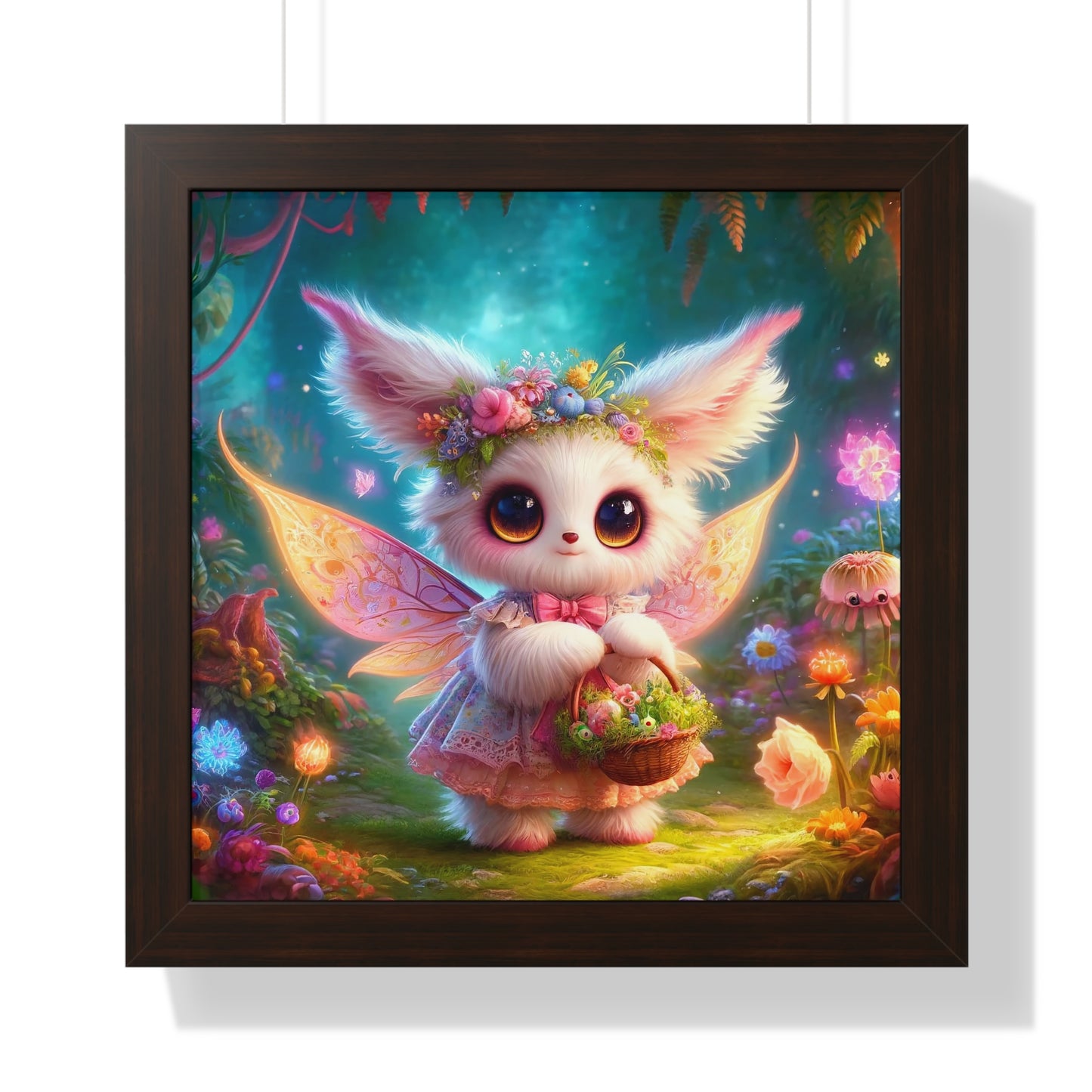 Framed Vertical Poster Blossom the Botanist Fairyland Guardian