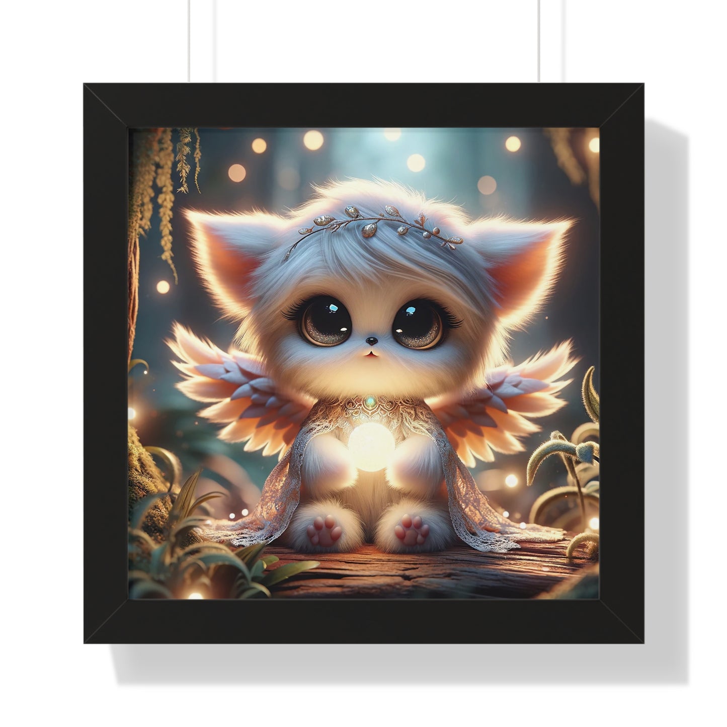 Framed Vertical Poster Nora the Glowbringer Fairyland Guardian