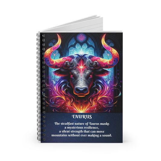 TAURUS Spiral Notebook - Ruled Line