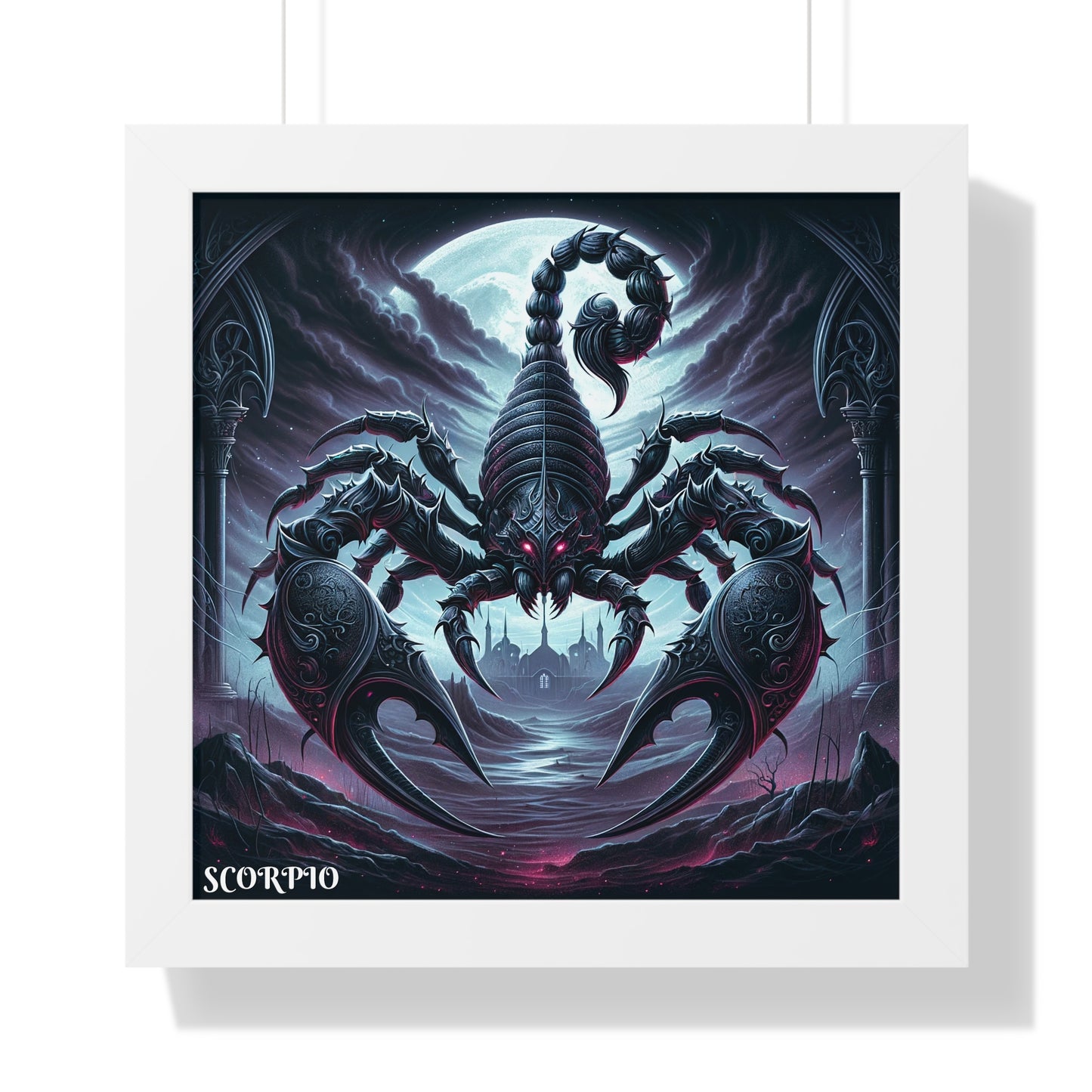 SCORPIO Framed Vertical Poster