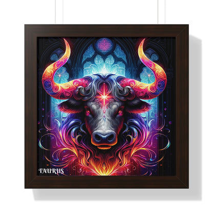 TAURUS Framed Vertical Poster