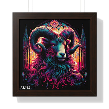 ARIES Framed Vertical Poster