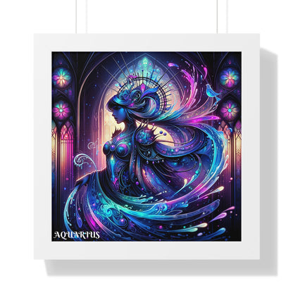 AQUARIUS Framed Vertical Poster