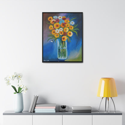 Spring Bouquet Gallery Canvas Wraps, Vertical Frame