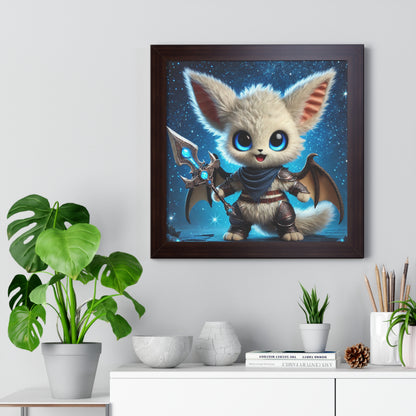 Framed Vertical Poster Valor the Valiant Fairyland Guardian