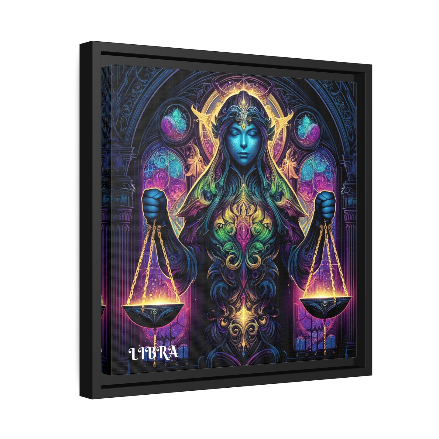 LIBRA Matte Canvas, Black Frame