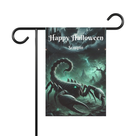 Happy Halloween Garden & House Banner - Scorpio