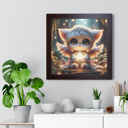 Framed Vertical Poster Nora the Glowbringer Fairyland Guardian