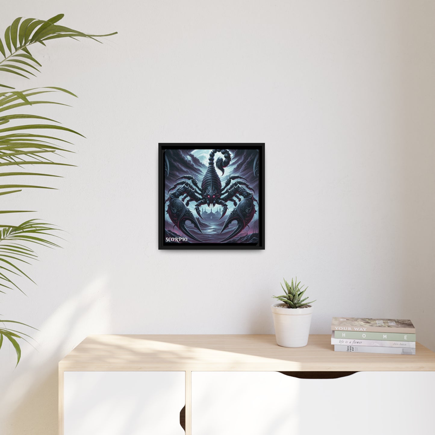 SCORPIO Matte Canvas, Black Frame