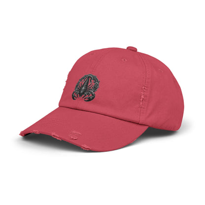 SCORPIO Unisex Distressed Cap