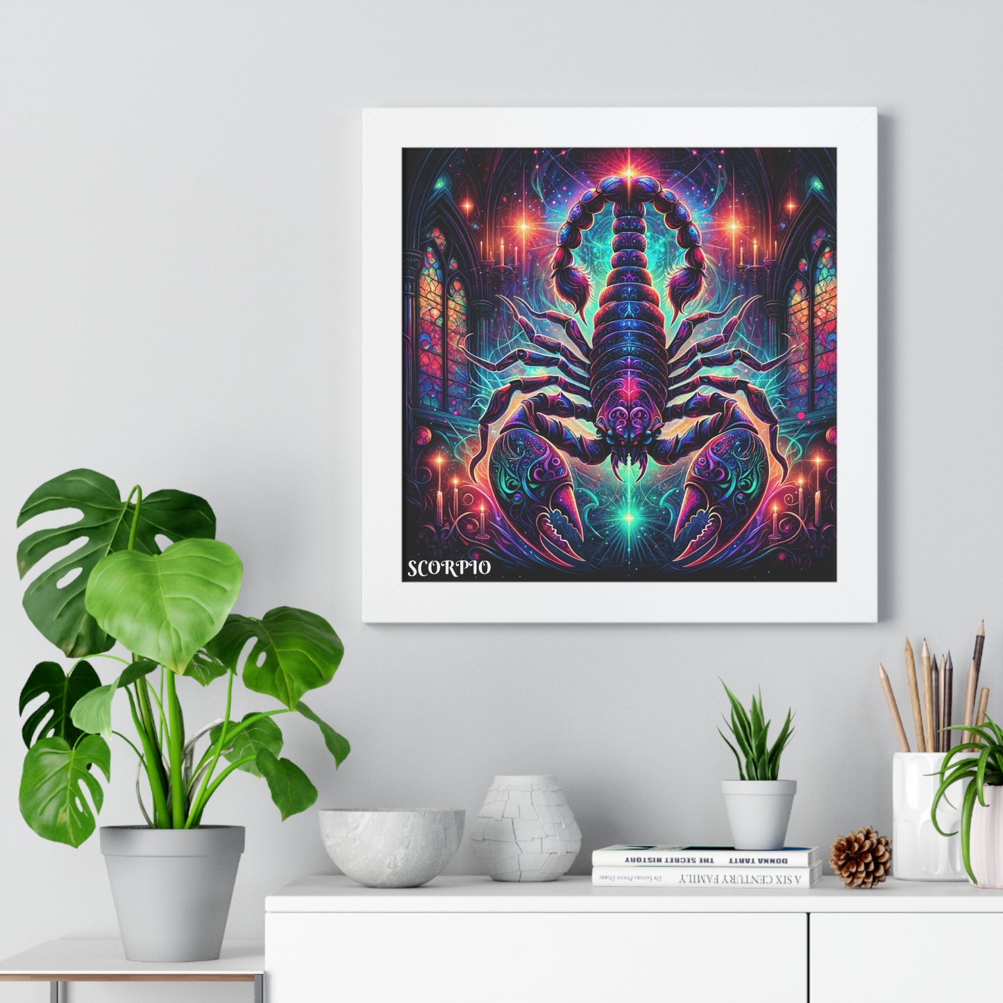 SCORPIO Framed Vertical Poster