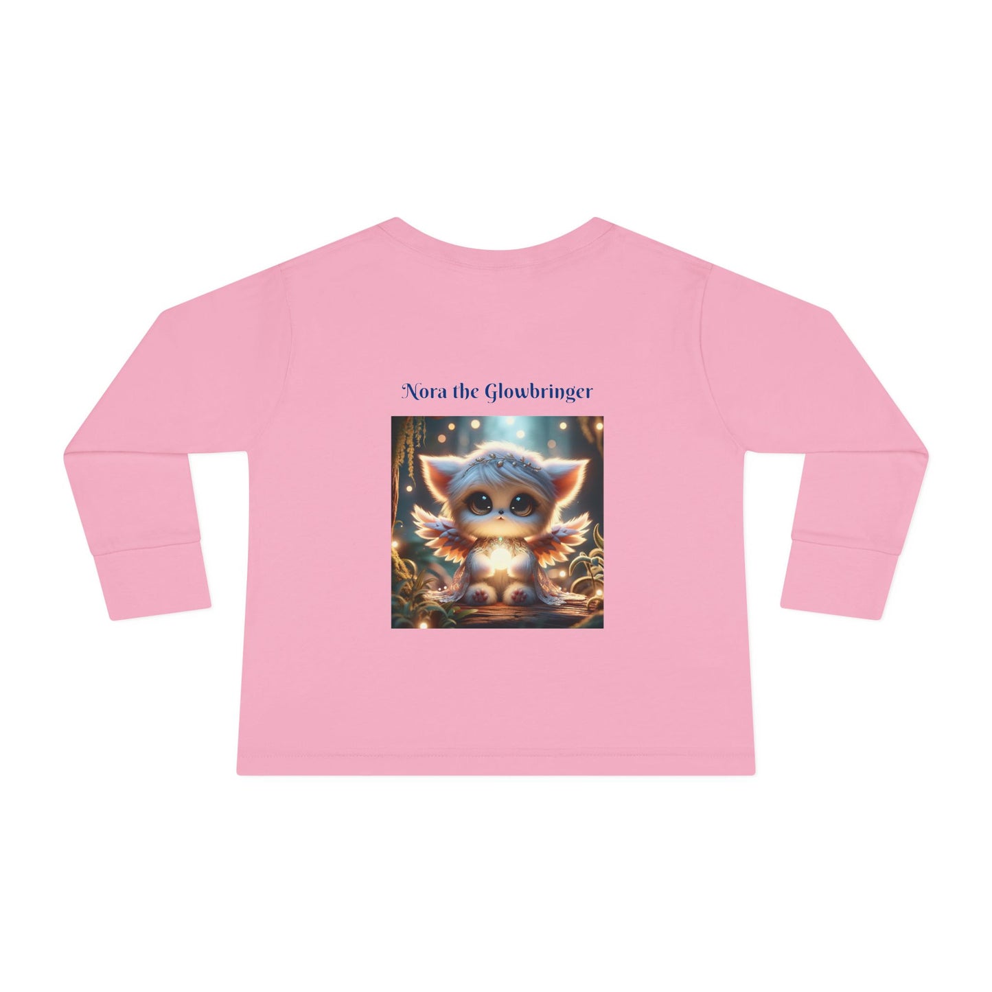 Toddler Long Sleeve Tee 2T-6T Nora the Glowbringer Fairyland Guardian, Soft and Magic