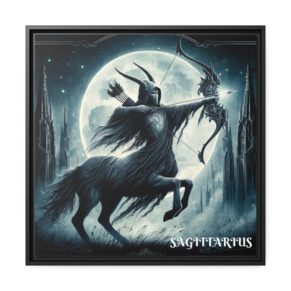 Sagittarius Matte Canvas, Black Frame