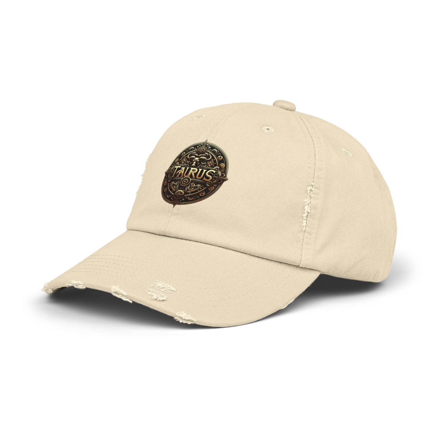 TAURUS Unisex Distressed Cap