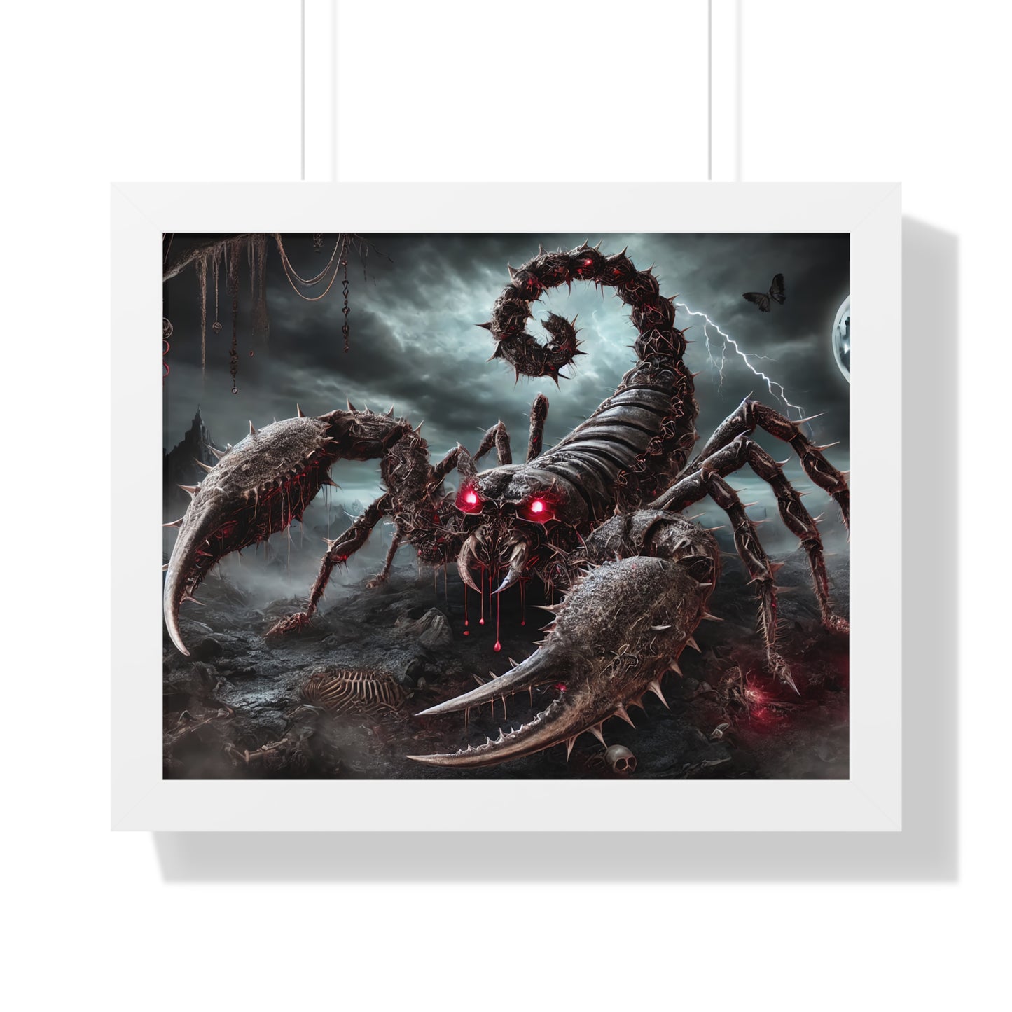 Happy Halloween Framed Horizontal Poster Scorpio