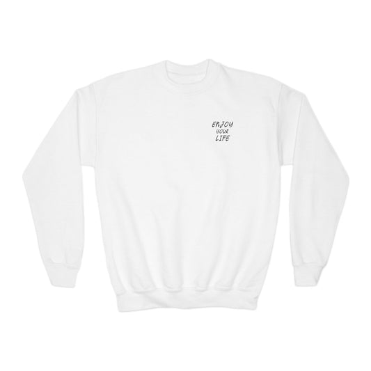 Youth Crewneck Sweatshirt ENJOY YOUR LIFE