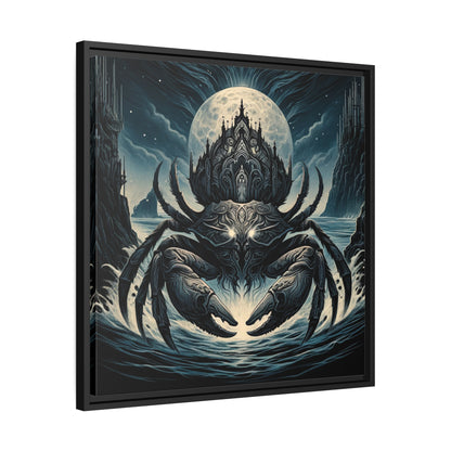 ZODIAC SIGN Matte Canvas, Black Frame