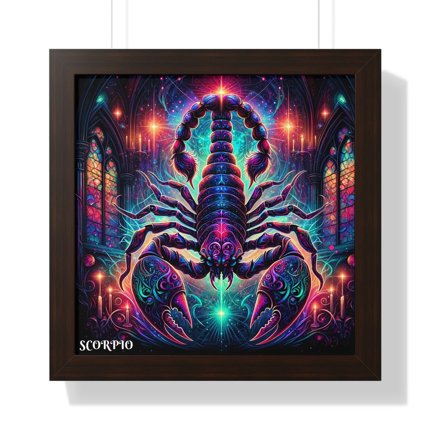 SCORPIO Framed Vertical Poster