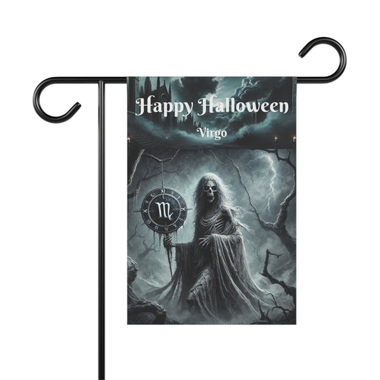 Happy Halloween Garden & House Banner - Virgo