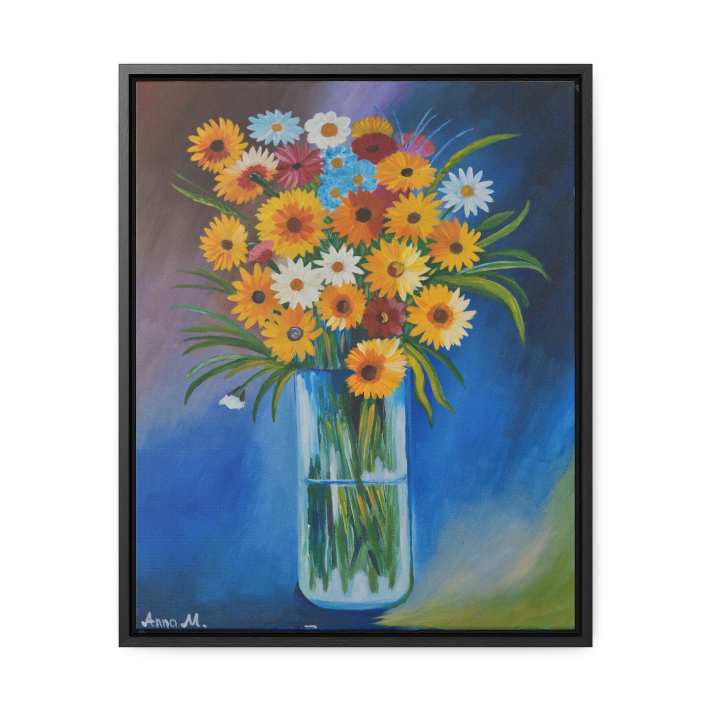 Spring Bouquet Gallery Canvas Wraps, Vertical Frame