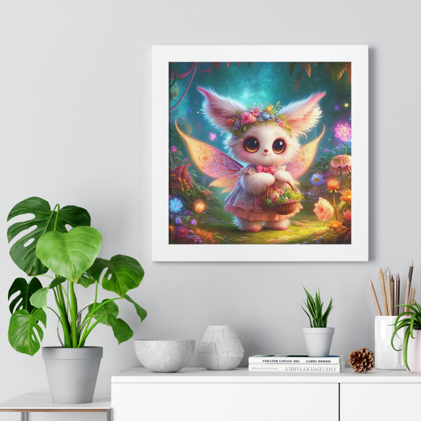 Framed Vertical Poster Blossom the Botanist Fairyland Guardian