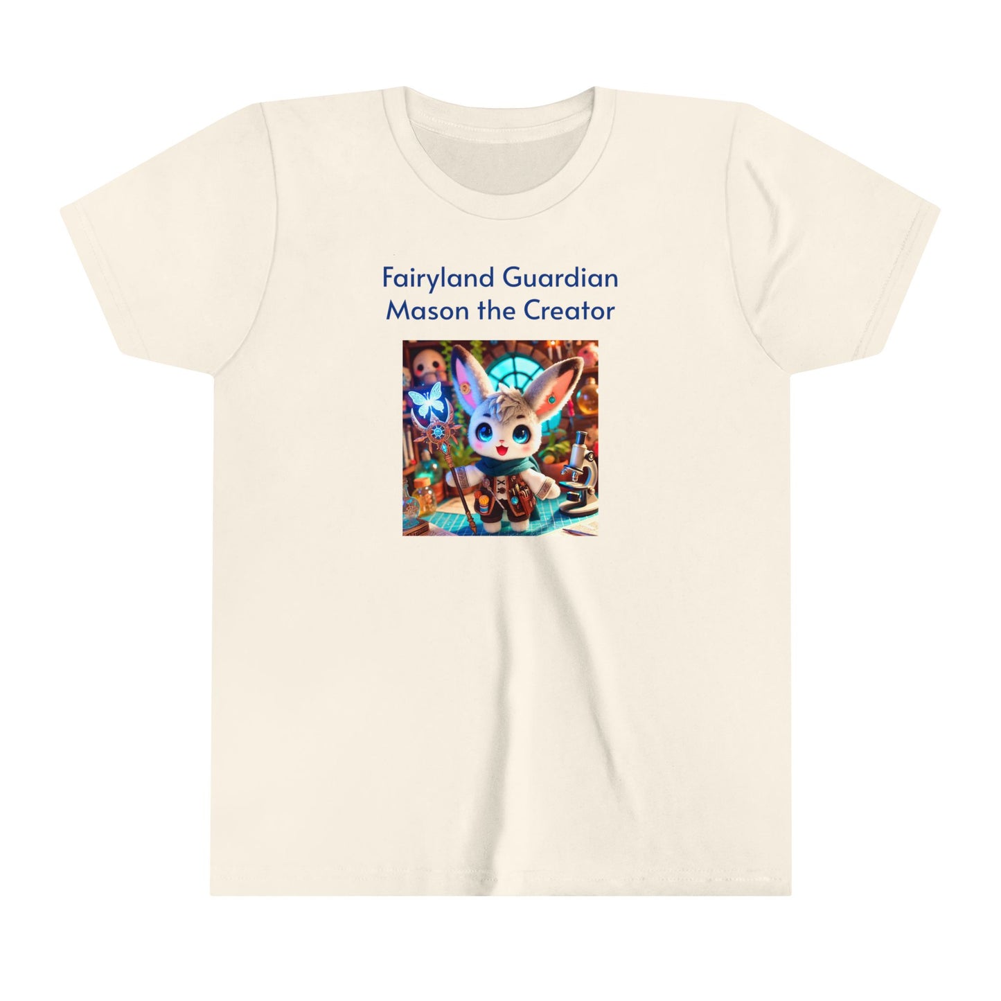 Short Sleeve Tee - Mason the Creator - Cute & Magical Design for Kids