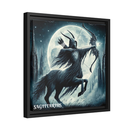 SAGITTARIUS Matte Canvas, Black Frame