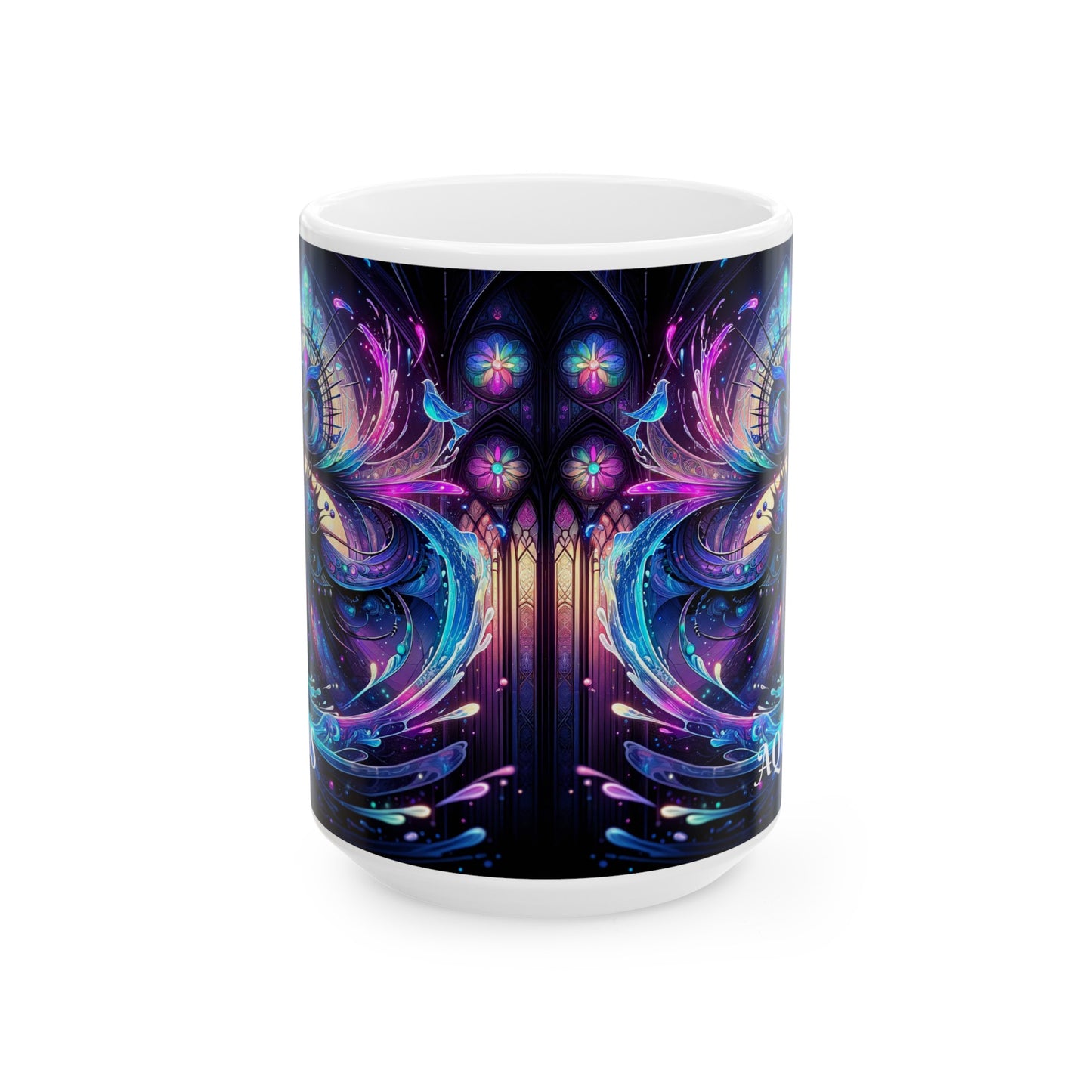 Aquarius Ceramic Mug, (11oz, 15oz)