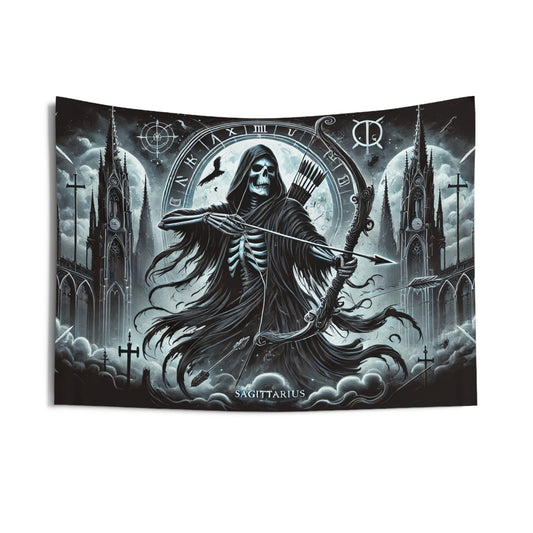 Happy Halloween Indoor Wall Tapestries - Sagittarius