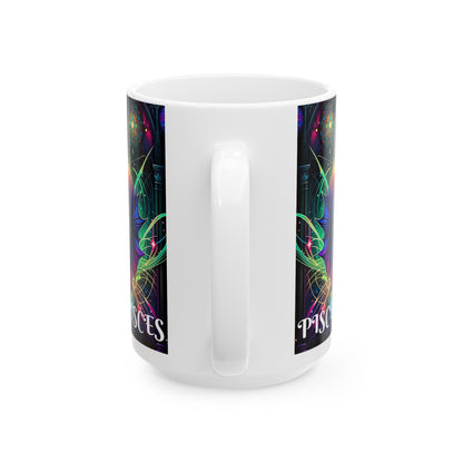 PISCES Ceramic Mug, (11oz, 15oz)