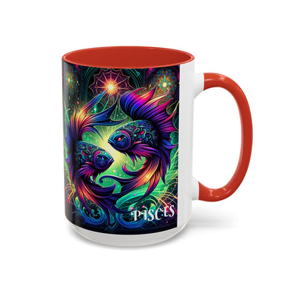 PISCES Accent Coffee Mug (11, 15oz)