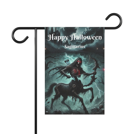 Happy Halloween Garden & House Banner - Sagittarius