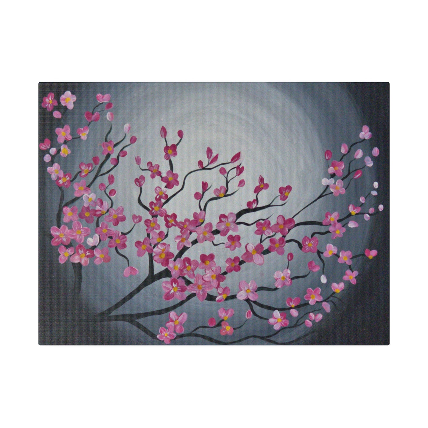 Blooming Night Matte Canvas, Stretched, 0.75"