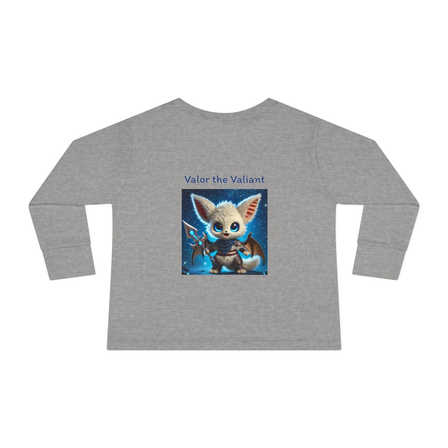 Toddler Long Sleeve Tee 2T-6T Fairyland Guardian Valor the Valiant, Soft and Magical