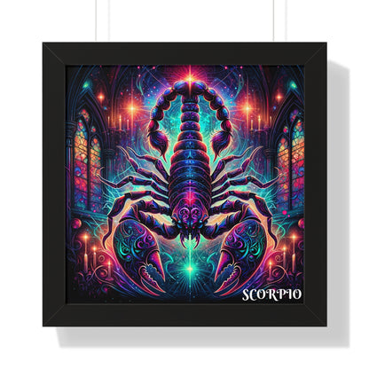 SCORPIO Framed Vertical Poster