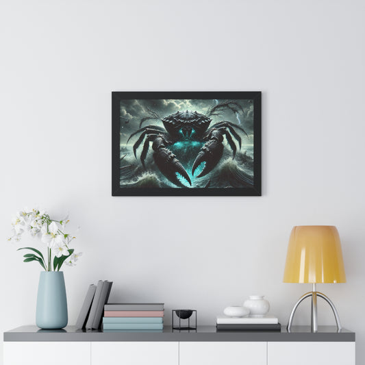 Happy Halloween Framed Horizontal Poster Cancer