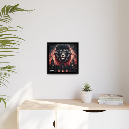 LEO Matte Canvas, Black Frame