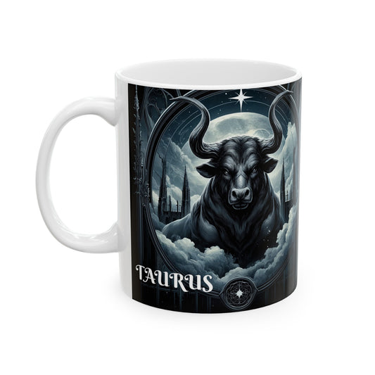 TAURUS GOTHIC Ceramic Mug, (11oz, 15oz)