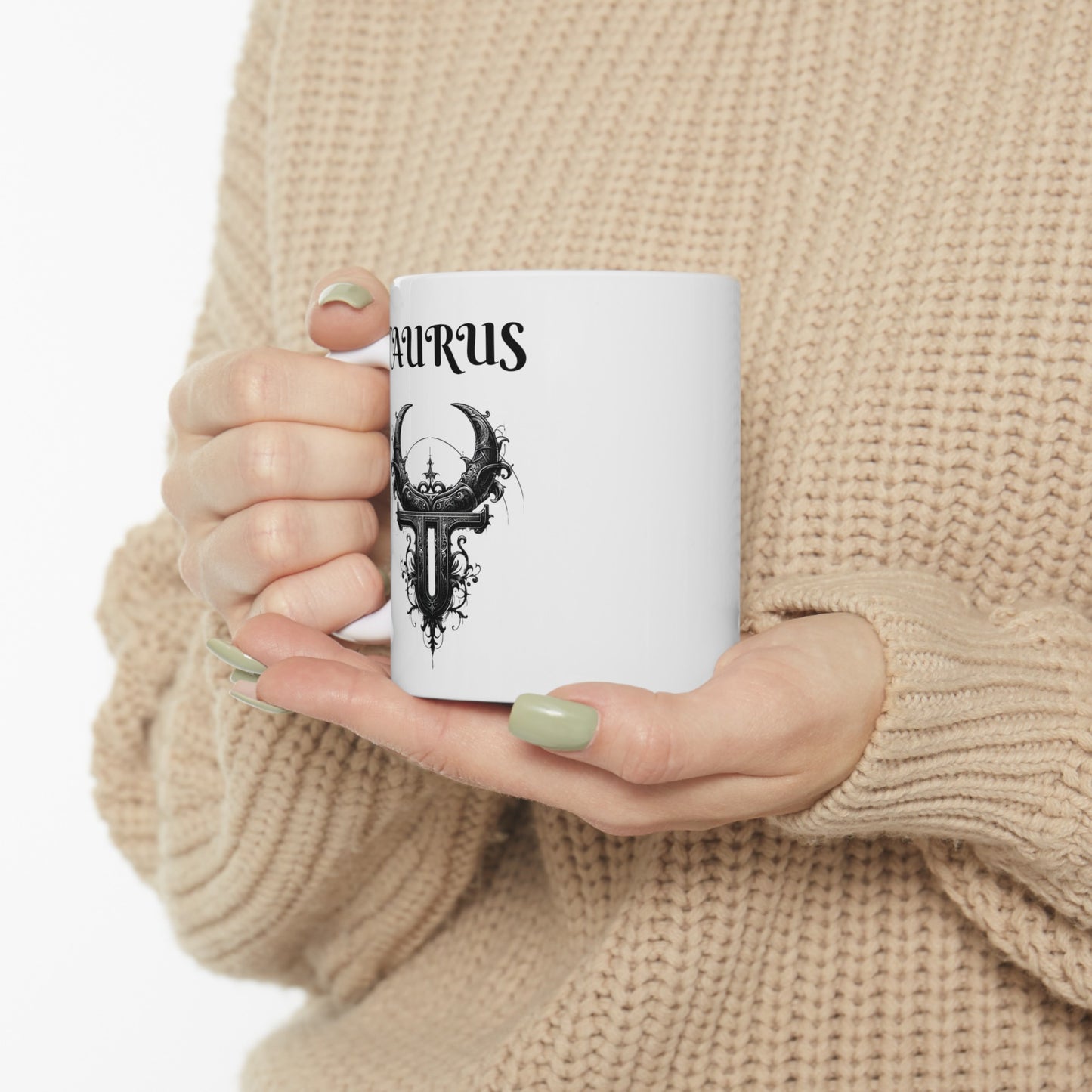 Taurus Ceramic Mug, (11oz, 15oz)