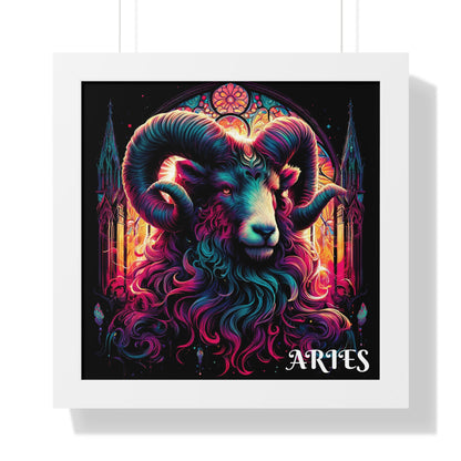 ARIES Framed Vertical Poster