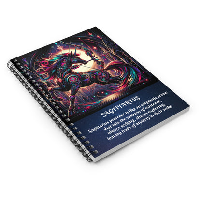 SAGITTARIUS Spiral Notebook - Ruled Line