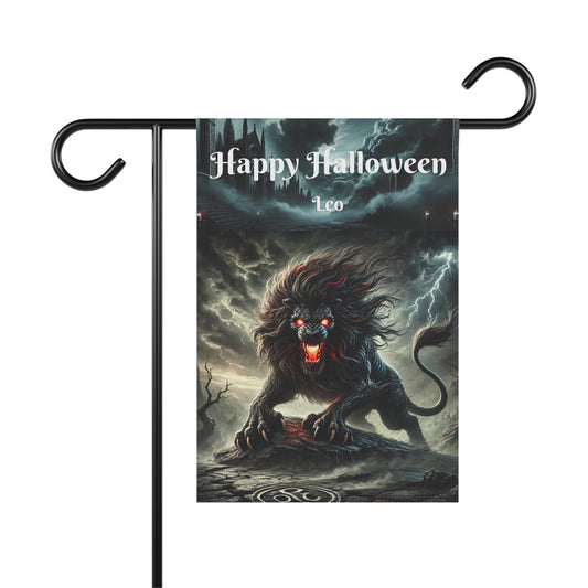 Happy Halloween Garden & House Banner - Leo