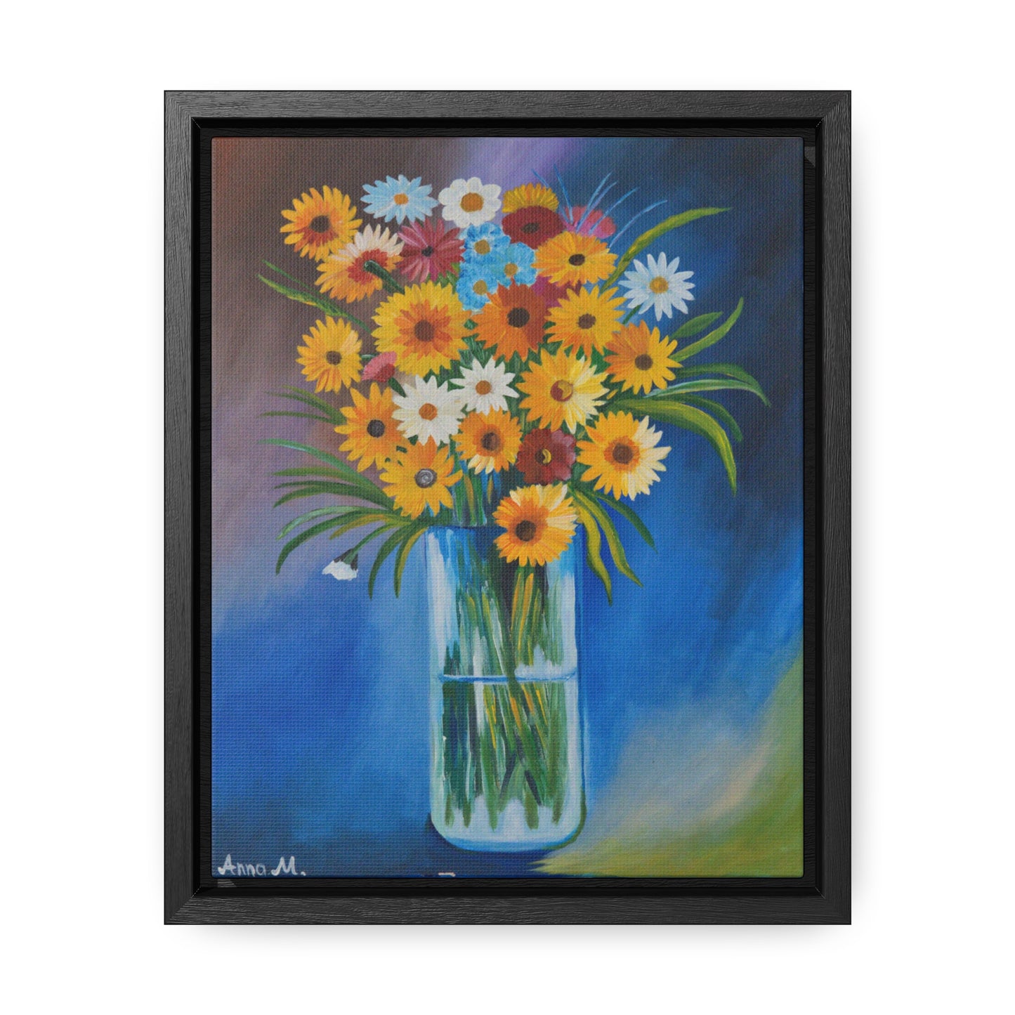 Spring Bouquet Gallery Canvas Wraps, Vertical Frame