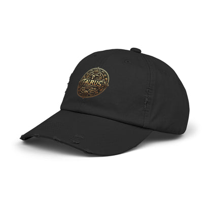 TAURUS Unisex Distressed Cap